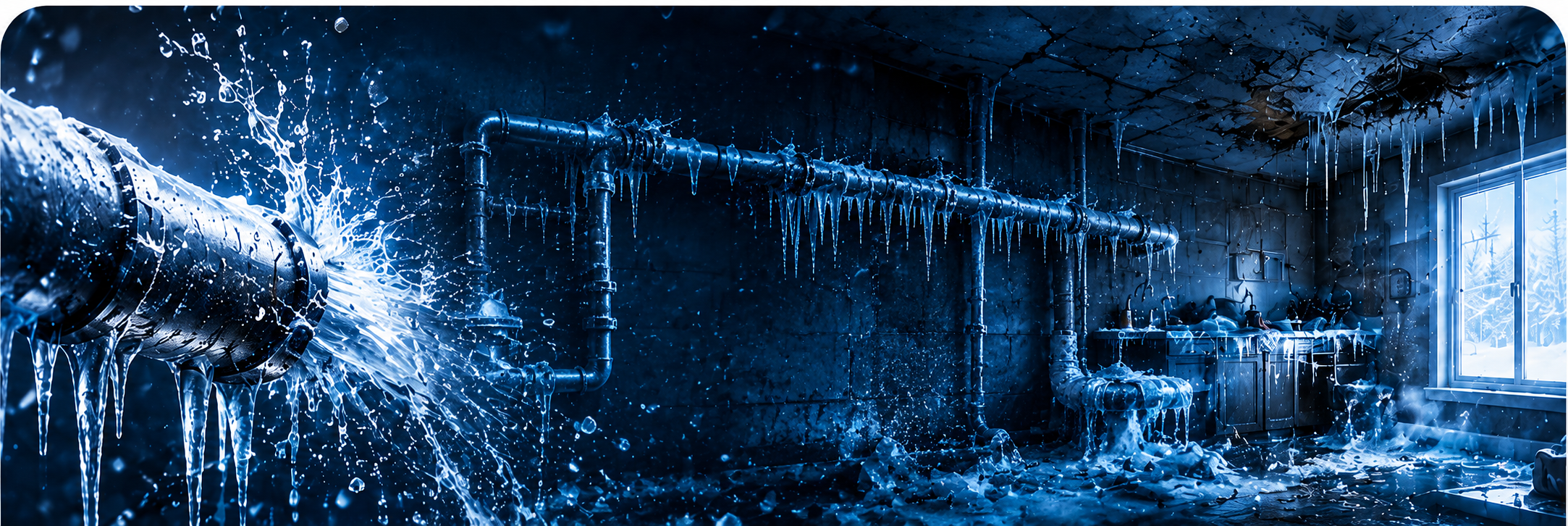 Frozen pipe claim support